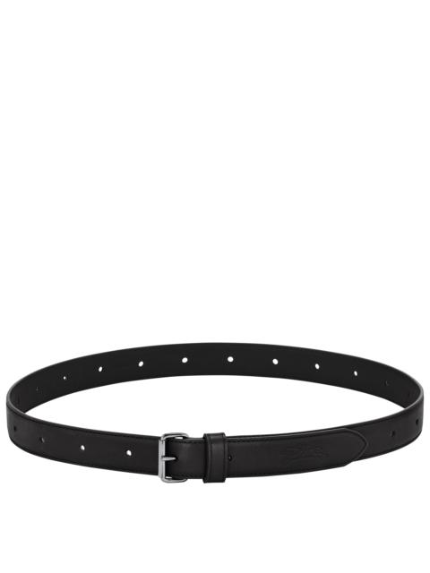 Le Pliage Xtra Ladie's belt Black - Leather