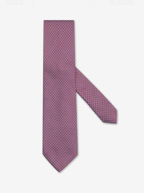 CORNELIANI Burgundy pure silk tie