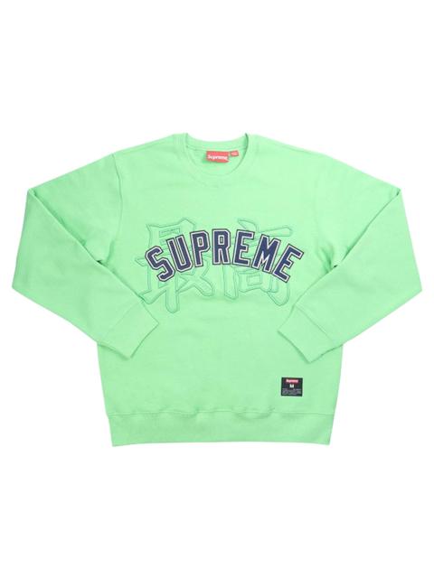 Supreme Kanji Logo Crewneck 'Bright Green'