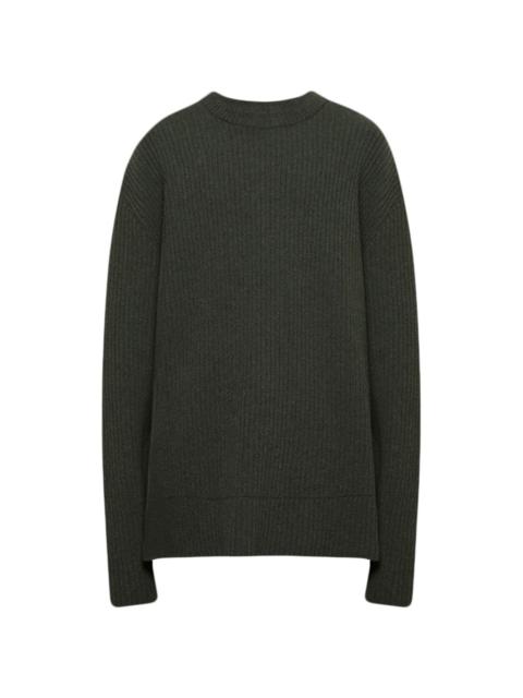 Givenchy drop-shoulder ribbed-knit jumper