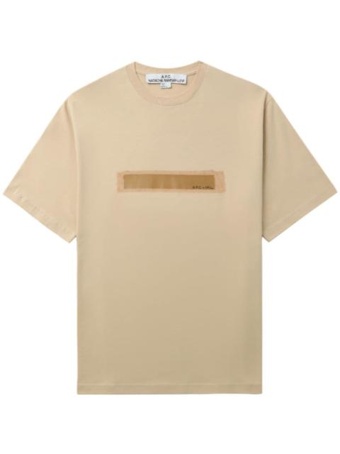 A.P.C. geometric print T-shirt