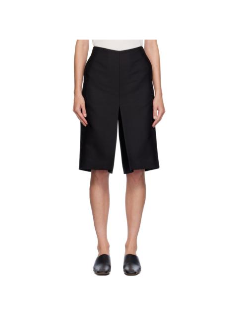 GIA STUDIOS Black Layered Shorts