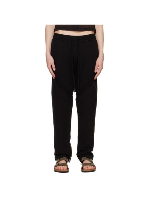 John Elliott Black Frame Lounge Pants