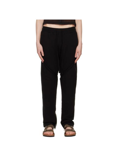 Black Frame Lounge Pants