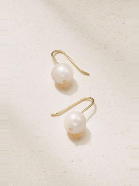 MATEO 14-karat gold pearl earrings