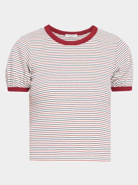 rag & bone The Essential Striped Pima Cotton T-Shirt