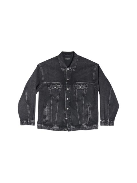 logo-embellished denim jacket