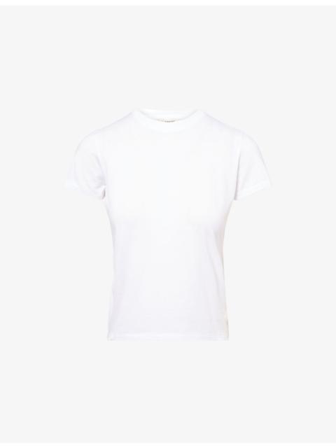 FRAME The Baby Short-Sleeves Cotton-Jersey T-Shirt