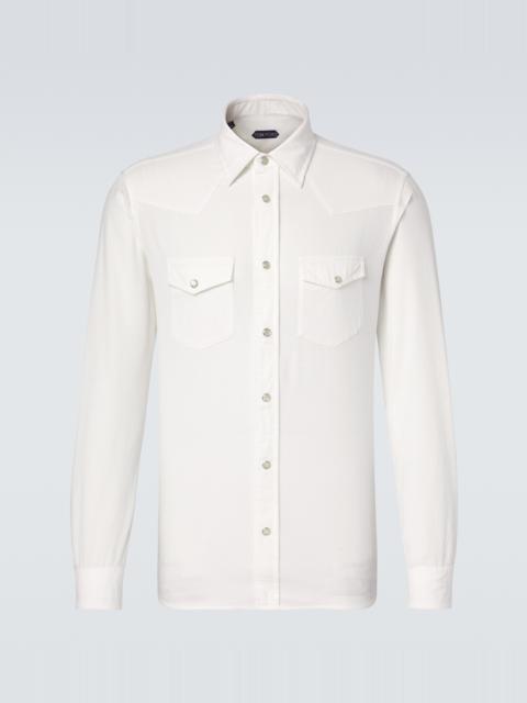 TOM FORD Cotton corduroy Western shirt
