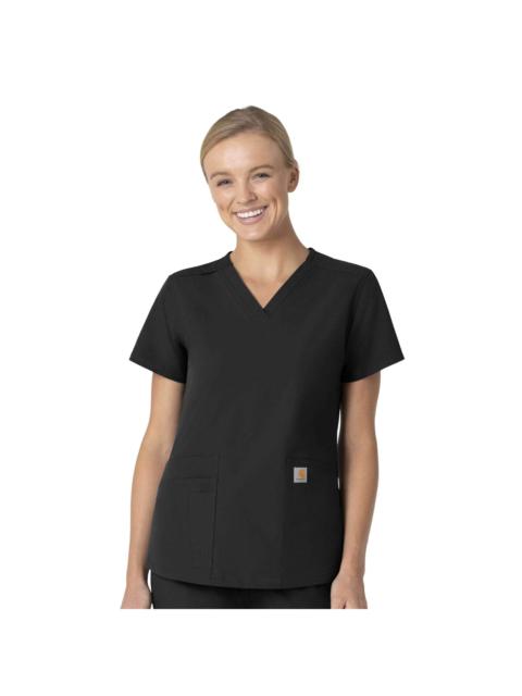 Carhartt Women's Force Essentials V-Neck Scrub Top