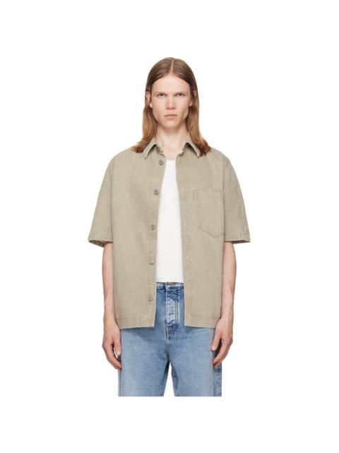 Givenchy Beige Faded Denim Shirt
