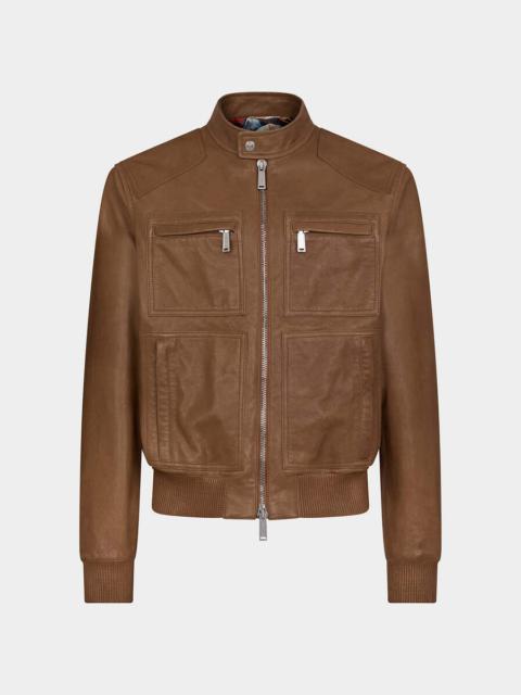 DSQUARED2 LEATHER SPORTJACKET
