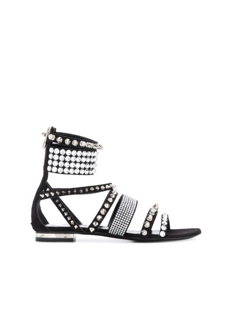 PHILIPP PLEIN studded 25mm sandals