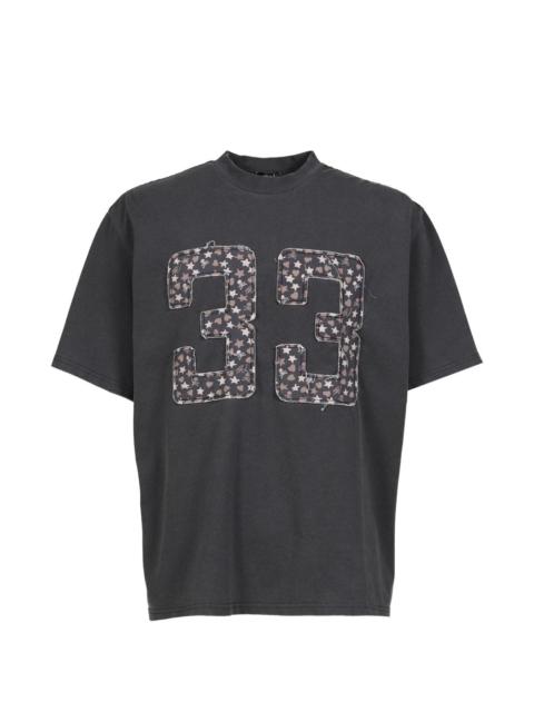 mastermind JAPAN x SWJP appliqué T-shirt