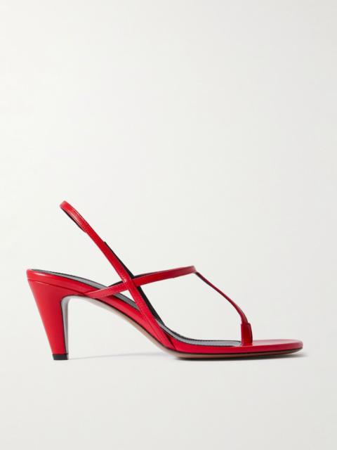 NEOUS Arneb leather slingback sandals Red