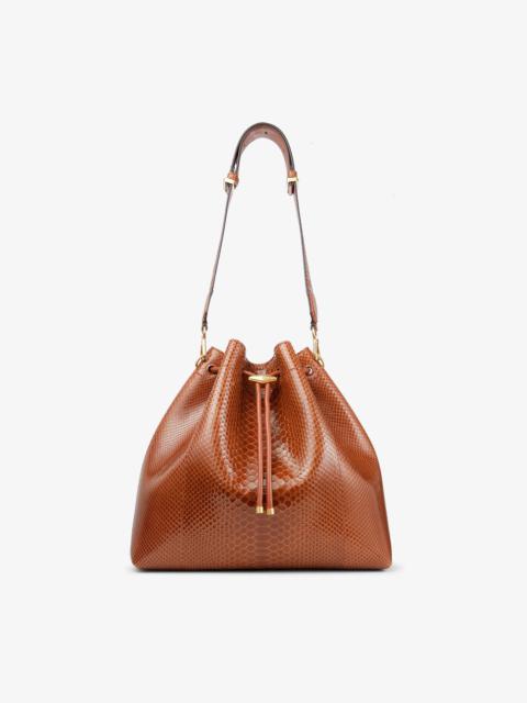 Cinch L
Copper Python Handbag