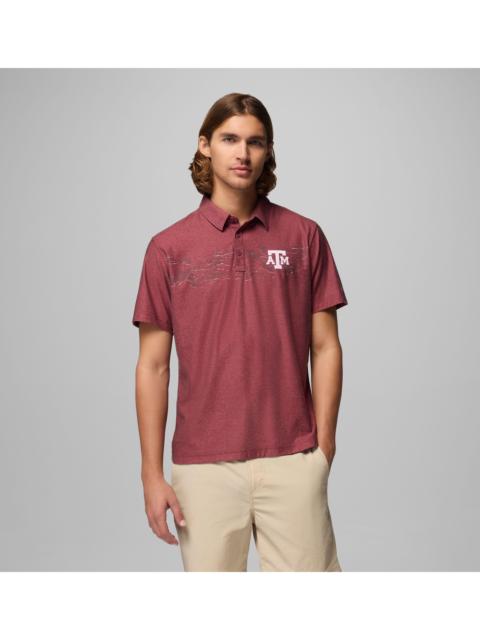 Columbia Men's Collegiate Thistletown Hills Printed Polo - Texas A&M