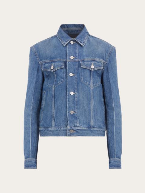 FERRAGAMO Washed denim jacket