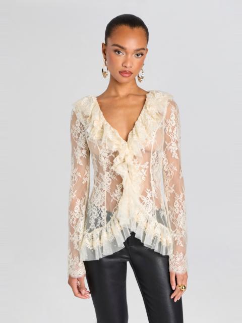 RETROFÊTE MARIPOSA LACE BLOUSE