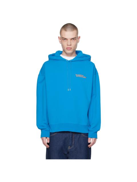 Maison Kitsuné Blue Go Faster Hoodie