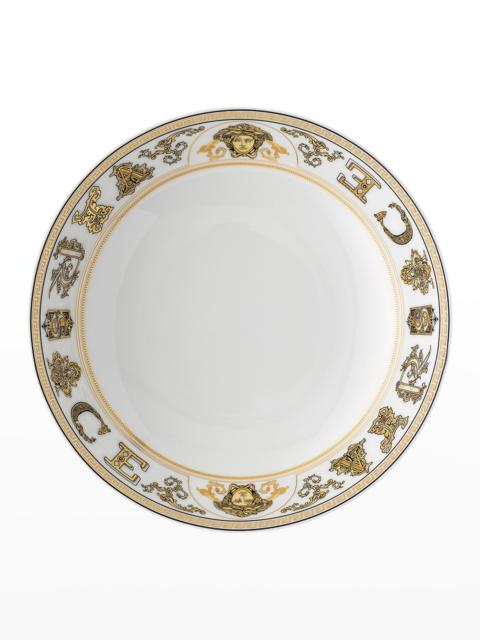 VERSACE Virtus Gala White Rim Soup Bowl