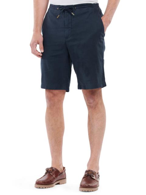 Linen & Cotton Blend Shorts