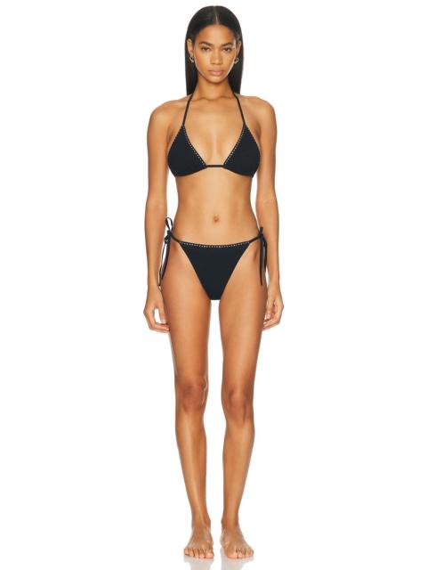 Hunza G Gina Swarovski Bikini Set