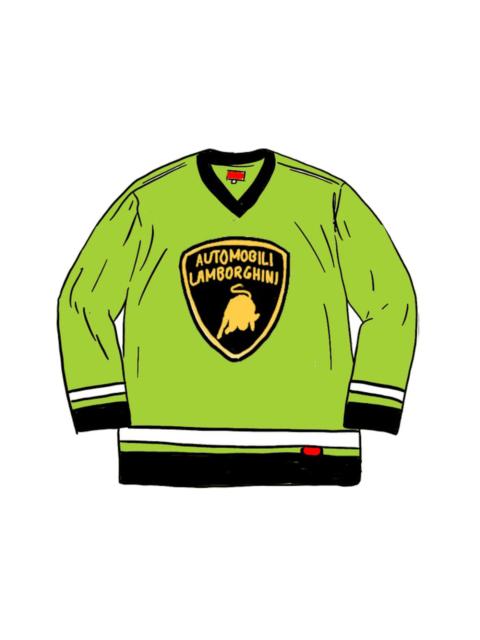 Supreme Supreme Automobili Lamborghini Hockey Jersey Lime