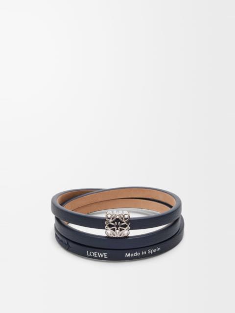 Loewe Anagram Bombé twist bracelet in calfskin