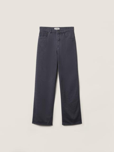 Miu Miu Light denim pants