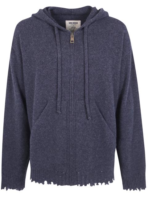 UMA WANG Sweatshirt Zippered "Plain Ws"