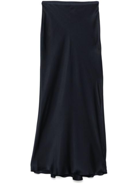 ANINE BING silk midi skirt