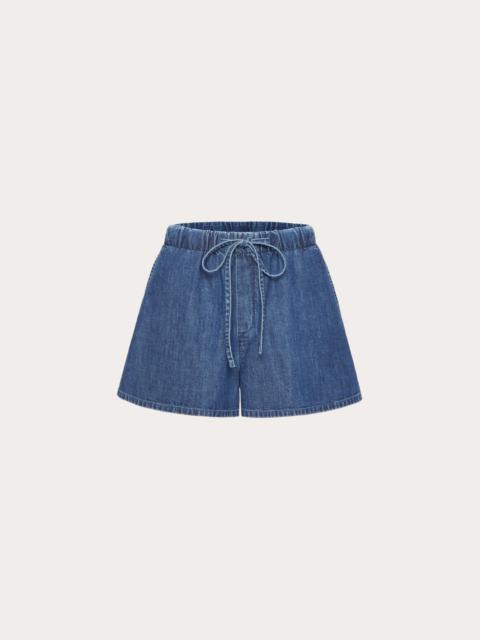 Valentino DENIM CHAMBRAY SHORTS