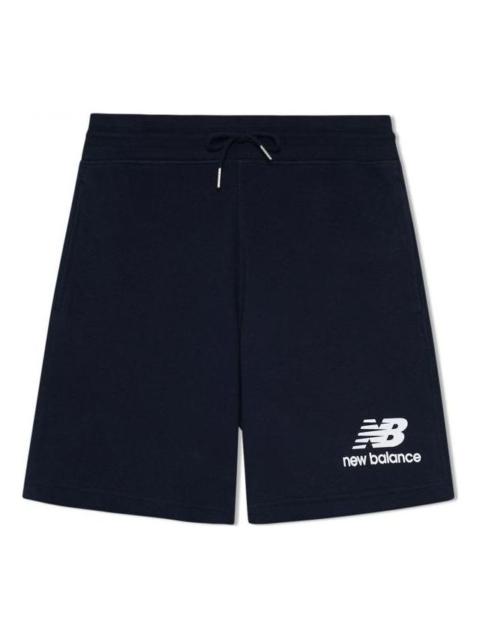 New Balance New Balance Essentials Stacked Logo Shorts 'Navy' AMS03558-ECL