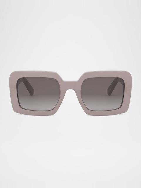 CELINE Triomphe Acetate Square Sunglasses