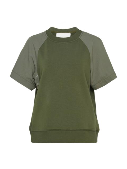 3.1 Phillip Lim Lantern French Terry Short Sleeve Top