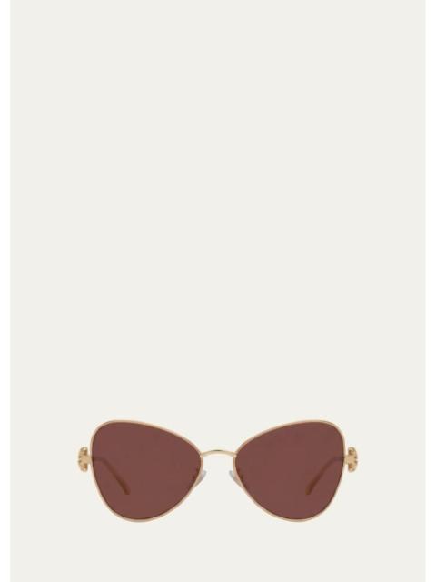 Loewe Anagram 57MM Butterfly Sunglasses