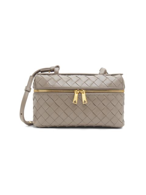 Bottega Veneta Women's Bang Bang Intrecciato Leather Crossbody Vanity Case Bag - Limestone Gold