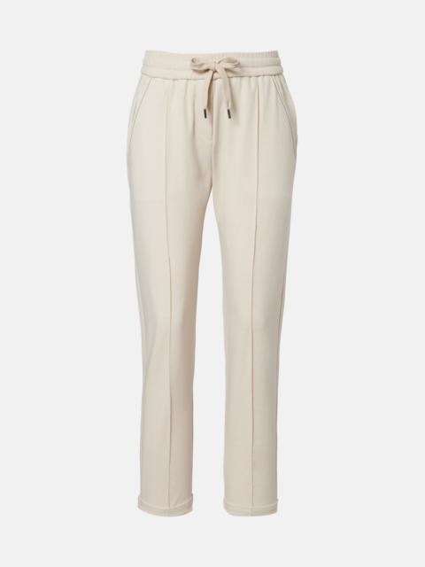 Brunello Cucinelli Monili cotton sweatpants