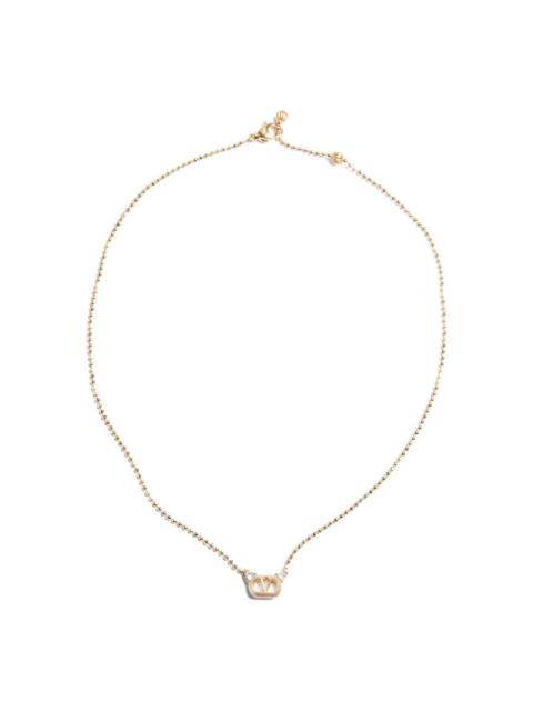 Valentino Ovalette crystal-embellished necklace