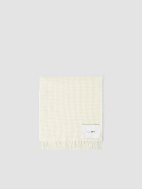 JOSEPH Flora Waffle Wool Scarf