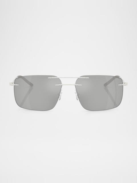 Moncler ME4003 Rectangular Sunglasses