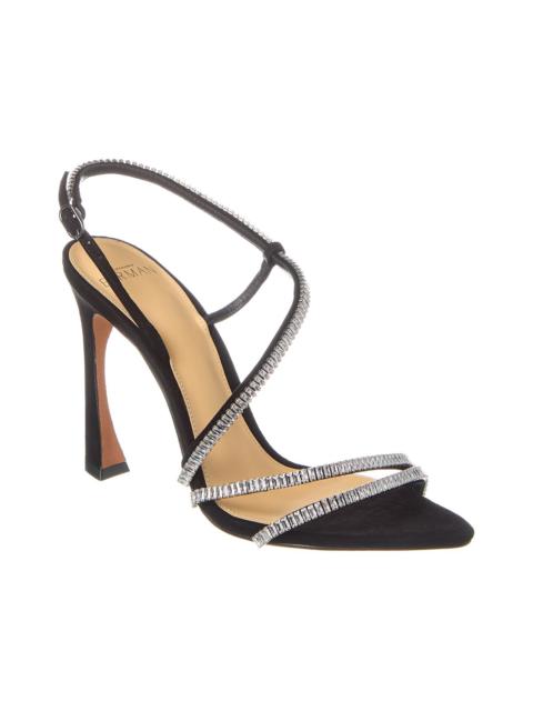 Alexandre Birman Alana Zircone 100 Leather Sandal Black