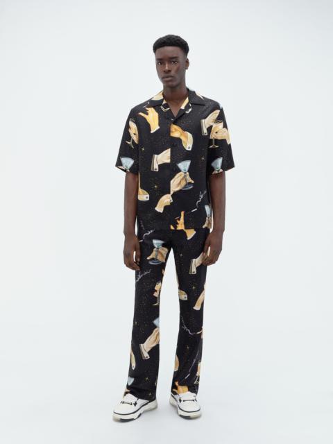 AMIRI CHAMPAGNE SILK FLARE