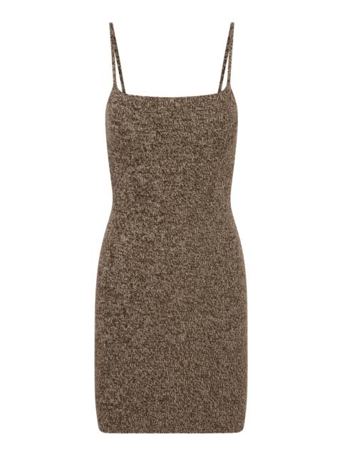 AYA MUSE Canis Cashmere Mini Dress brown