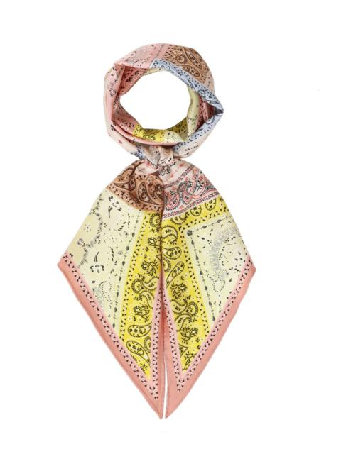 PRINTED SILK NECK SCARF