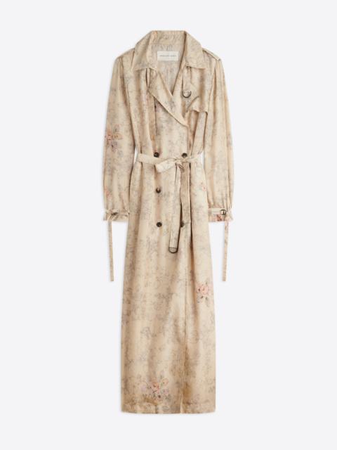 Dries Van Noten SILK TRENCH COAT