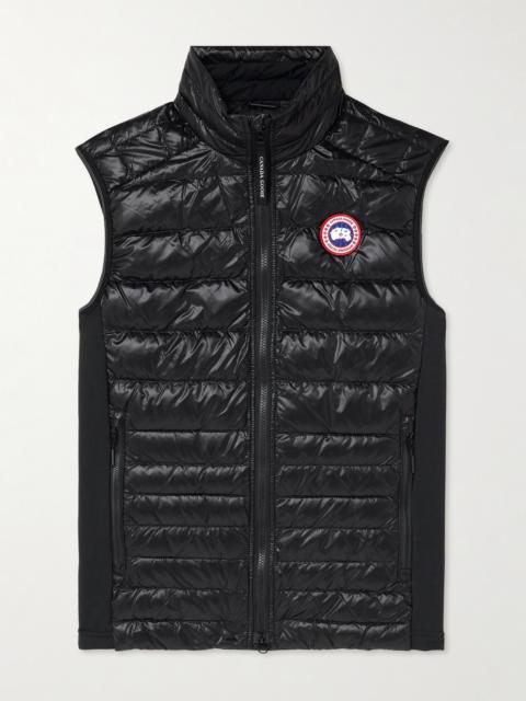 Canada Goose Hybdridge Lite Quilted Recycled-Ripstop and Stretch-Jersey Down Gilet