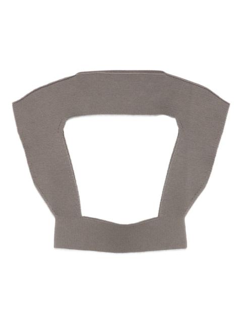 Rick Owens Tatlin keyhole wool top