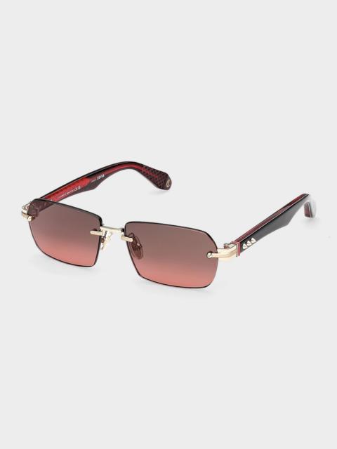 Christian Louboutin 56MM Rectangular Sunglasses